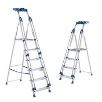 Aluminium Folding Steps with Tool Tray