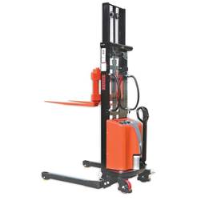VULCAN Semi Electric Straddle Stacker with Adjustable Forks
