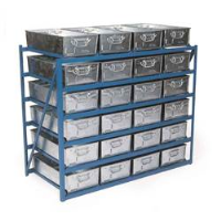 Standard Tote Pan Racks - Tilted Or Horizontal