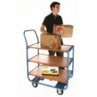 Plywood Shelf Trolleys
