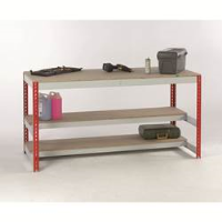 Economy Bench with two half depth lower shelves