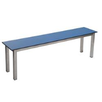 Stainless Steel Benches with Laminate Seats