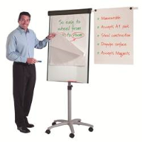 Buzzard Mobile Flipchart Easel