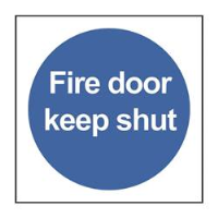Fire Door Keep Shut Sign