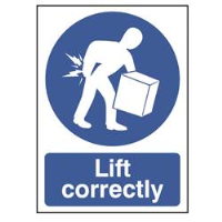 Lift Correctly Sign