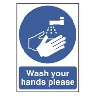 Wash Your Hands Please Sign
