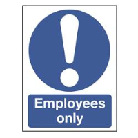 Employees Only Sign