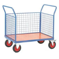 Fort Plywood Platform Trucks with Three Mesh Sides