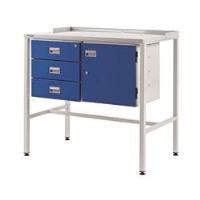 Team Leader Workstations with Triple Drawer & Cupboard