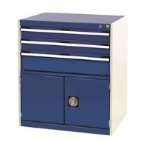 Drawer Cabinet with 3 Drawers & a Cupboard