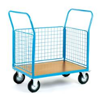 Platform Trucks with 3 Mesh Sides