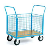 Platform Trucks with 4 Mesh Sides