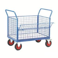 Fort Galvanised Platform Trucks with Drop Side