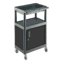 Large Multi-Purpose Trolleys with Cupboard & Storage Tray