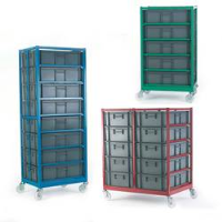 Mobile Racks with Containers