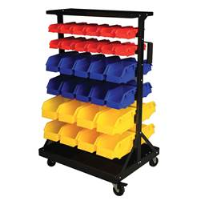 Bin Trolleys with Polypropylene Bins