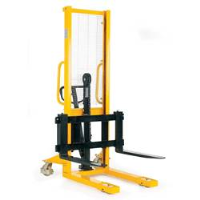 Hydraulic Stackers with Adjustable Fork