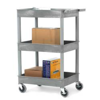Plastic Multi-Purpose Trolleys with 3 Storage Trays