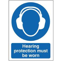Hearing Protection Must Be Worn Sign