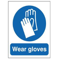Wear Gloves Sign