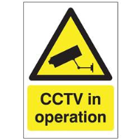 CCTV In Operation Sign