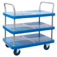Proplaz Blue Three Tier Trolley