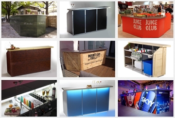 Portable Bar Finishes