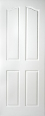 UPVC 4-panel Swept-top Internal Door