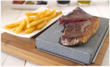 Lava Stone Steak Set By Black Rock Grill