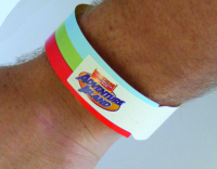 Tamper Evident Security Strip Wristbands