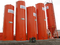 Vertical Tank For Storing Wastes 