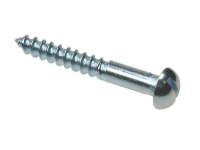 SLOTTED ROUND WOODSCREWS STAINLESS STEEL