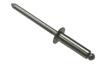 DOME HEAD OPEN POP RIVET STAINLESS STEEL BODY & MANDREL