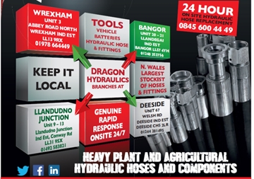 Heavy Plant & Agricultural Hydraulic Hoses & Components 