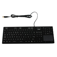 Waterproof Keyboard With Touchpad  Functionality
