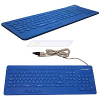 Waterproof And Washable Keyboard With Integrated Mouse