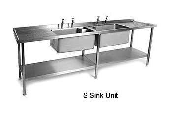 S Range Sink Units     with Heavy Duty Bowls