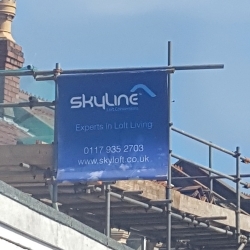 Scaffold Banners With Sleeves