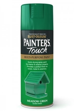 MEADOW GREEN GLOSS Fast Dry Spray Paint Aerosol 400ml