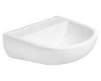 Chartham Wall Hung Basin 500, Back Outlet