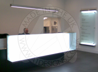 Commercial Bespoke Glass Furniture