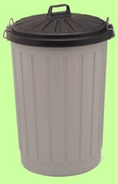  UK Designed And Manufactured Recycling Bin With Cans Lids
