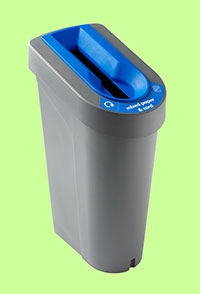 Recycling Bin With Mixed Paper Lid