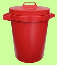 Coloured Dustbin For Waste Recycling Products 