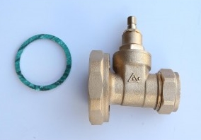 Brass pump gate valve