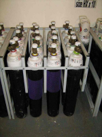 Nitrous Oxide Cylinder Storage Racks