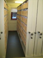 A and E Admissions Form Storage Shelving