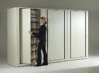A and E Records Rotating Cabinets