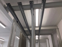 Ceiling Mounted Track for Pull Out Painting Storage Racking