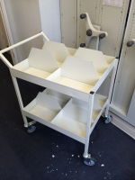 Clinic Medical Records Trolley
